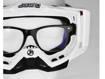אופנוסנטר, ציוד לאופנועים ואביזרים לאופנוע - משקפי אבק JUST1 דגם IRIS צבע Solid White