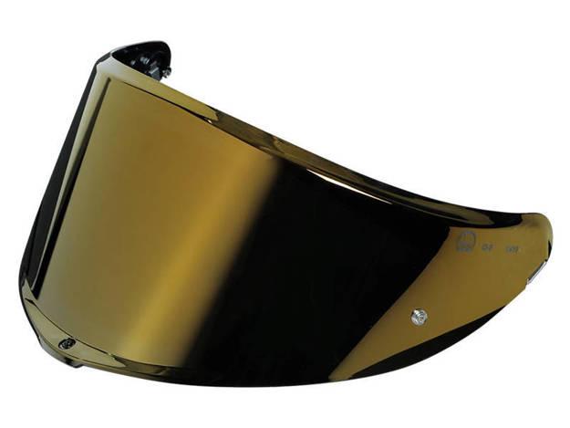אופנוסנטר, ציוד לאופנועים ואביזרים לאופנוע - משקף K-6 AGV SP1 IRIDIUM זהב